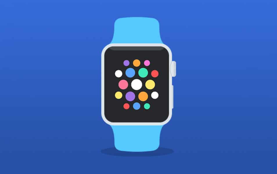 Apple watch flat mockup