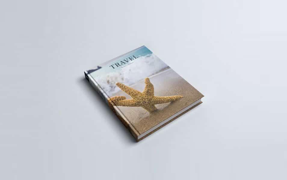 Free Hardcover Book Mockup