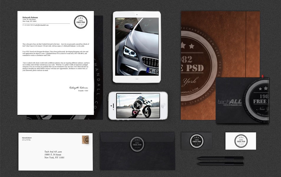 Branding Identity Mock up Vol.2 “Luxury”