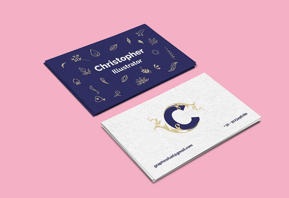 Business Card Mockup PSD