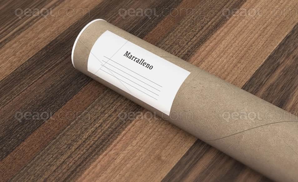 Cardboard Paper Tube Mockup