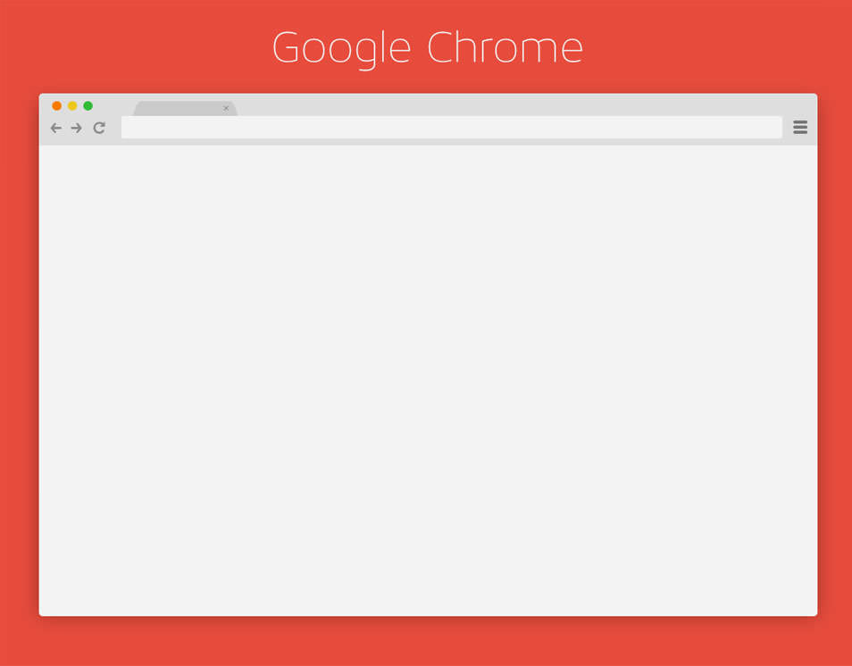 Chrome Browser PSD Download