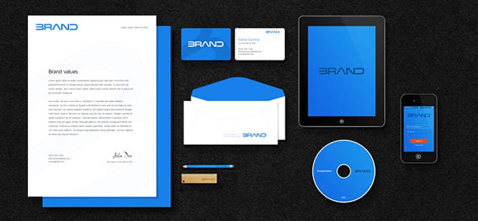 Corporate Identity PSD Mockup