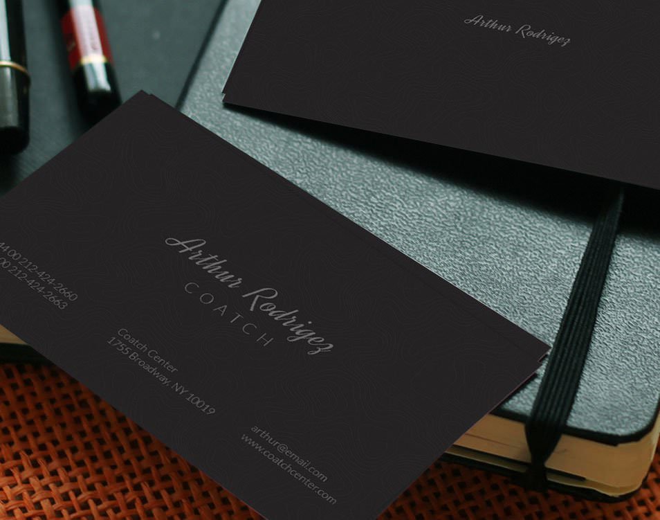 Dark Business card