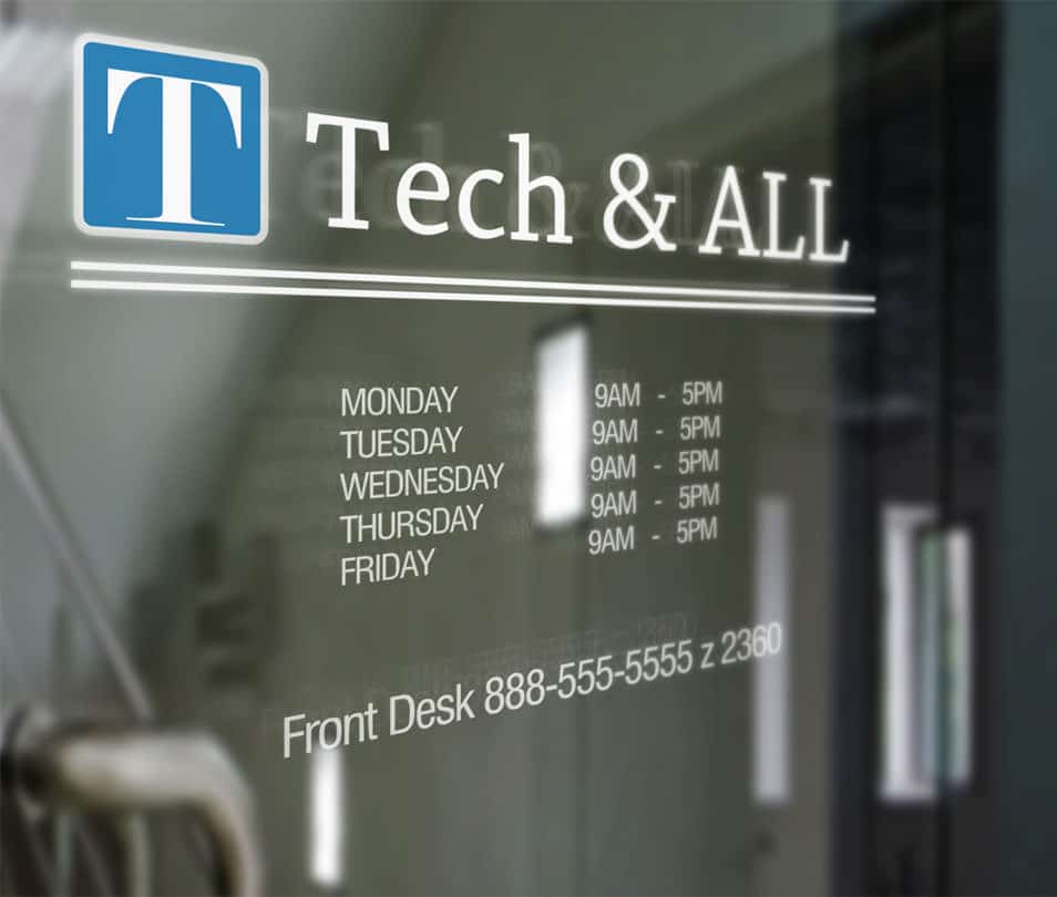 Door Signage Mock-Up