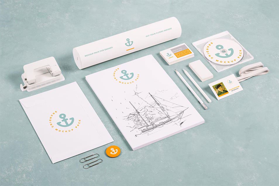 Free Branding / Stationery Mock Up 15