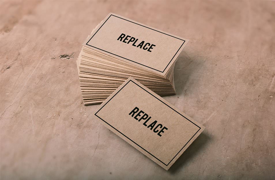 Free Business Card Mock Up 02