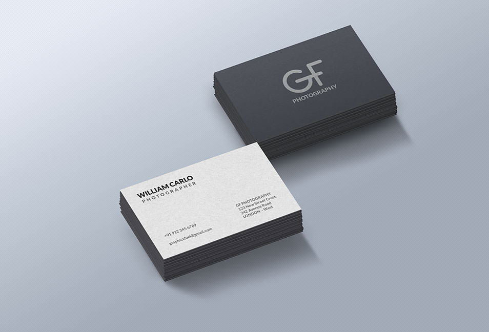 Free Business Card Mockup PSD