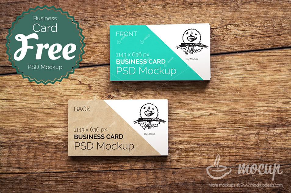 Free CI Business Card Mockup “A”