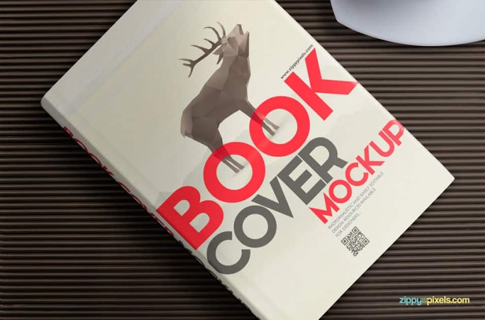Free Hardcover Book Mockup