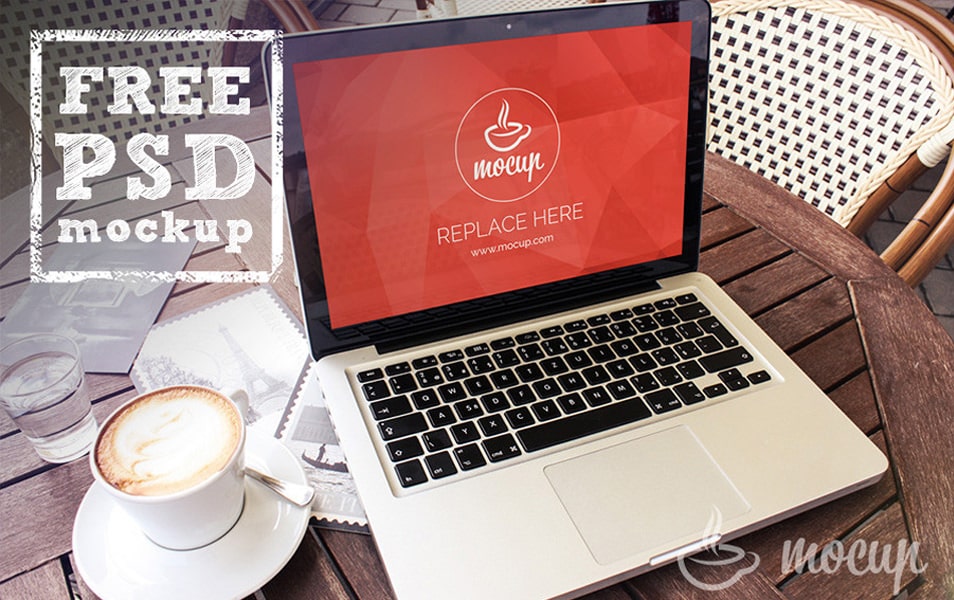 Free Macbook Pro mockup Terrace