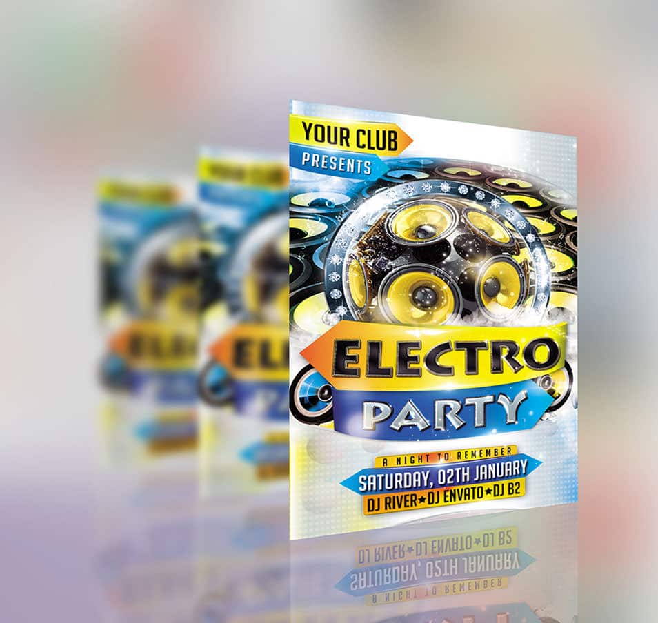 Free PSD Flyer Mock-up #2