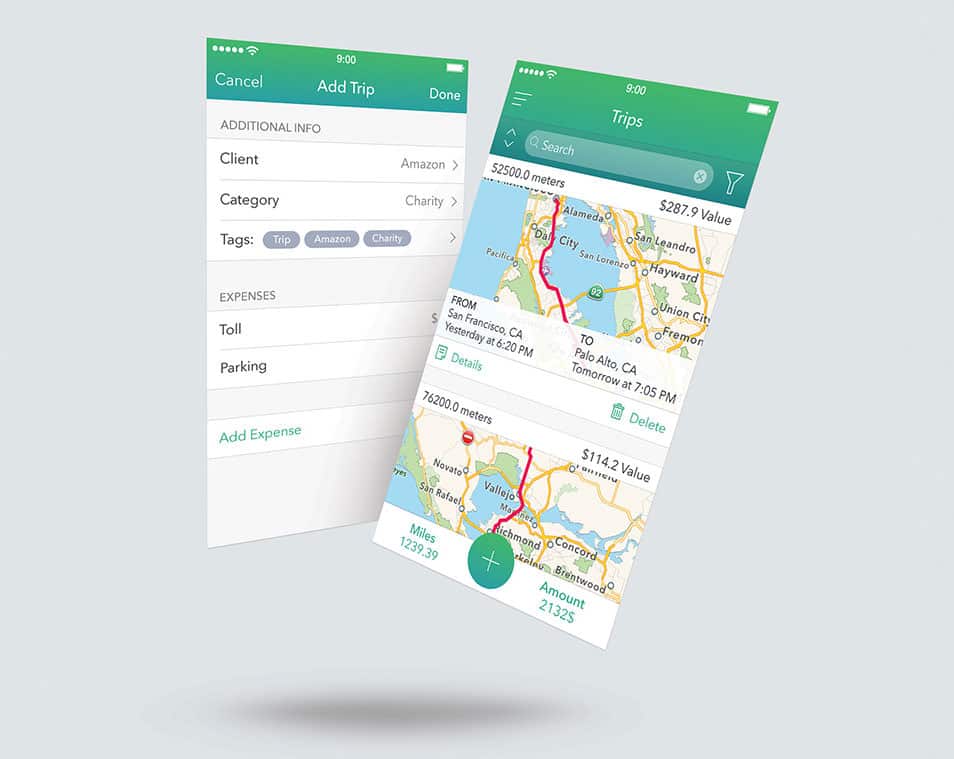 Free PSD Modern App UI Screen Mock-up