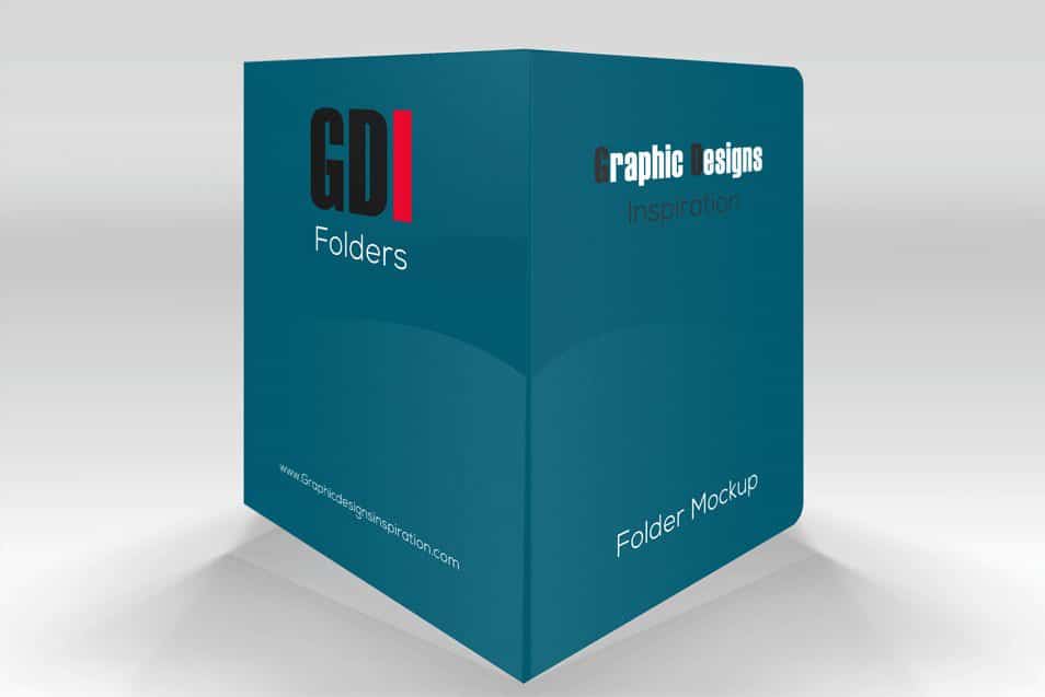 Free Presentation Folder Mockup