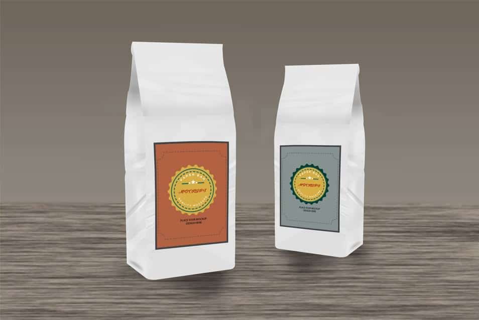 Free Product Paper Bags Mockup