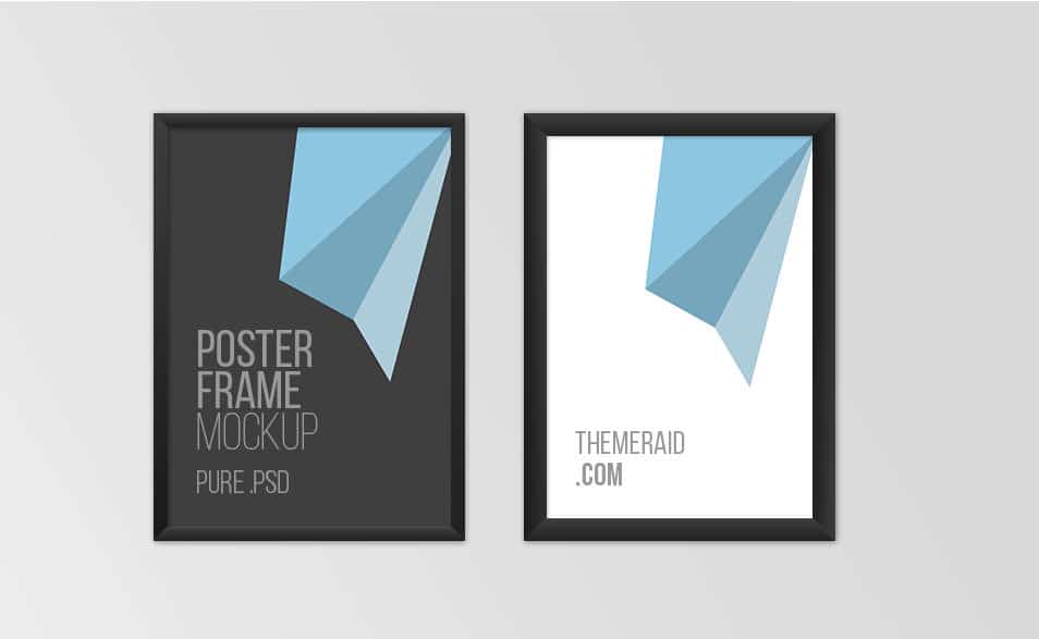 Free Psd Poster Frame Mockup