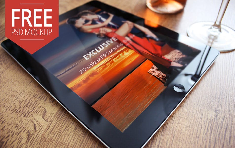 Free iPad 2 Mockup Exclusive
