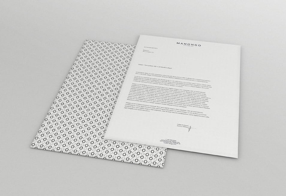 Letterhead Mockup Template