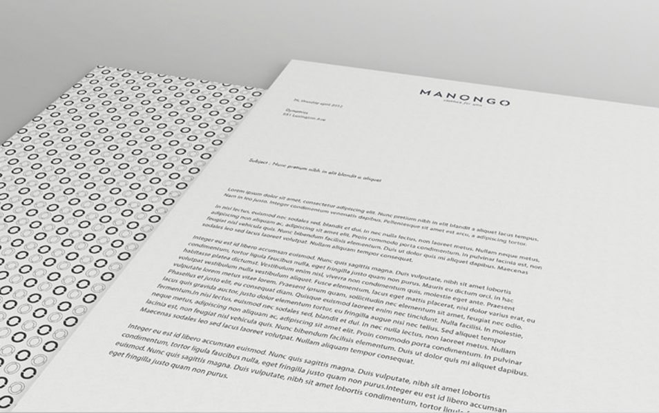 Letterhead Mockup