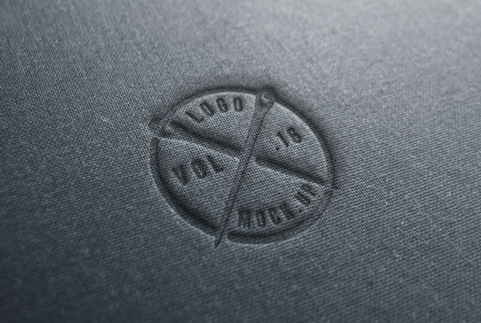 Linen Logo Mock-Up Template