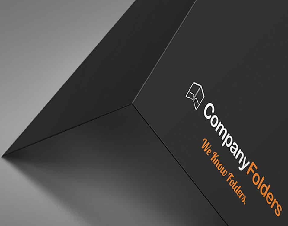 Lower Tent Position Folder Mockup Template
