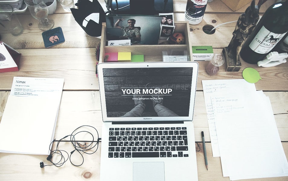 Macbook Air PSD Mockups