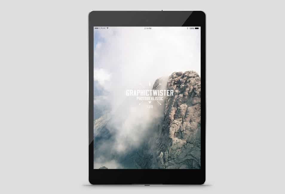 Nexus9 PSD Lunar White Mockup