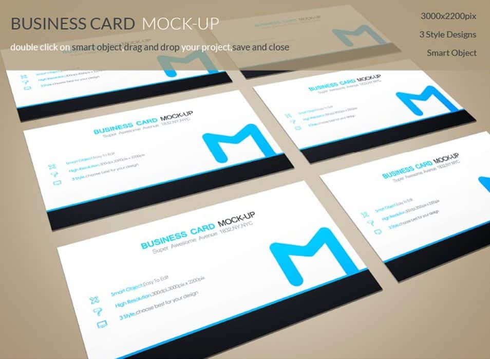 PSD Business Card MockUps