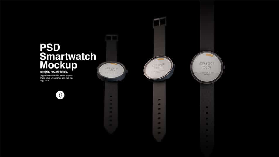 PSD Smartwatch Mockup