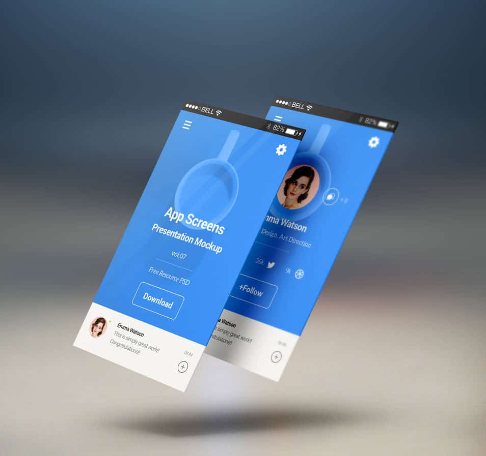 Perspective App Screens Mock-Up 7