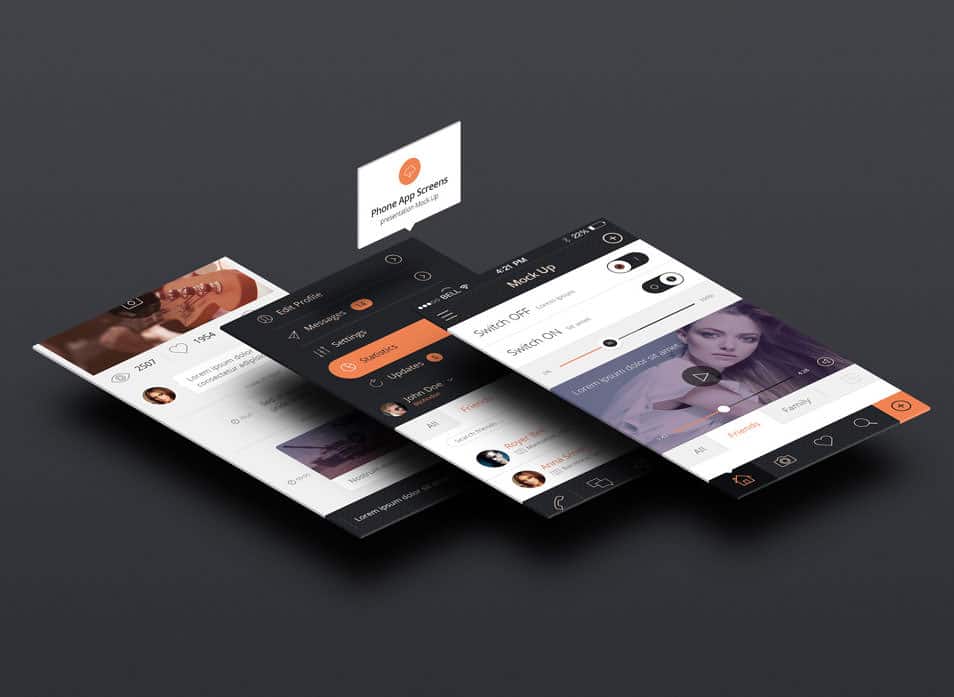 Perspective App Screens Mock-Up 3