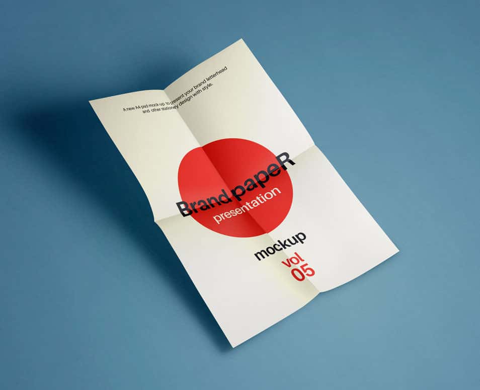 Psd A4 Paper Mock-Up Vol5