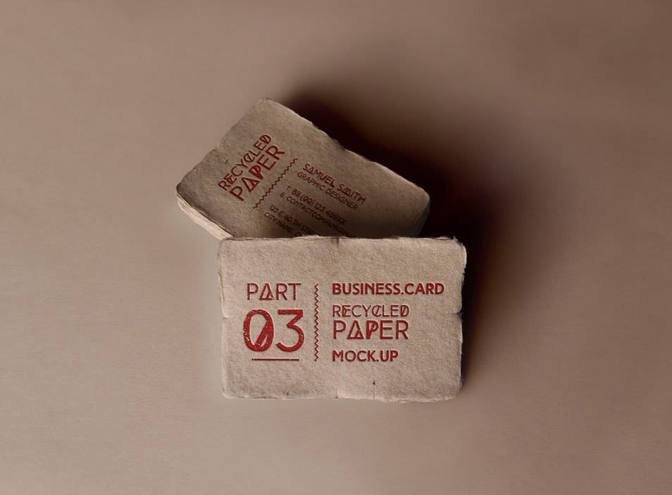 Business Card Mockup PSD