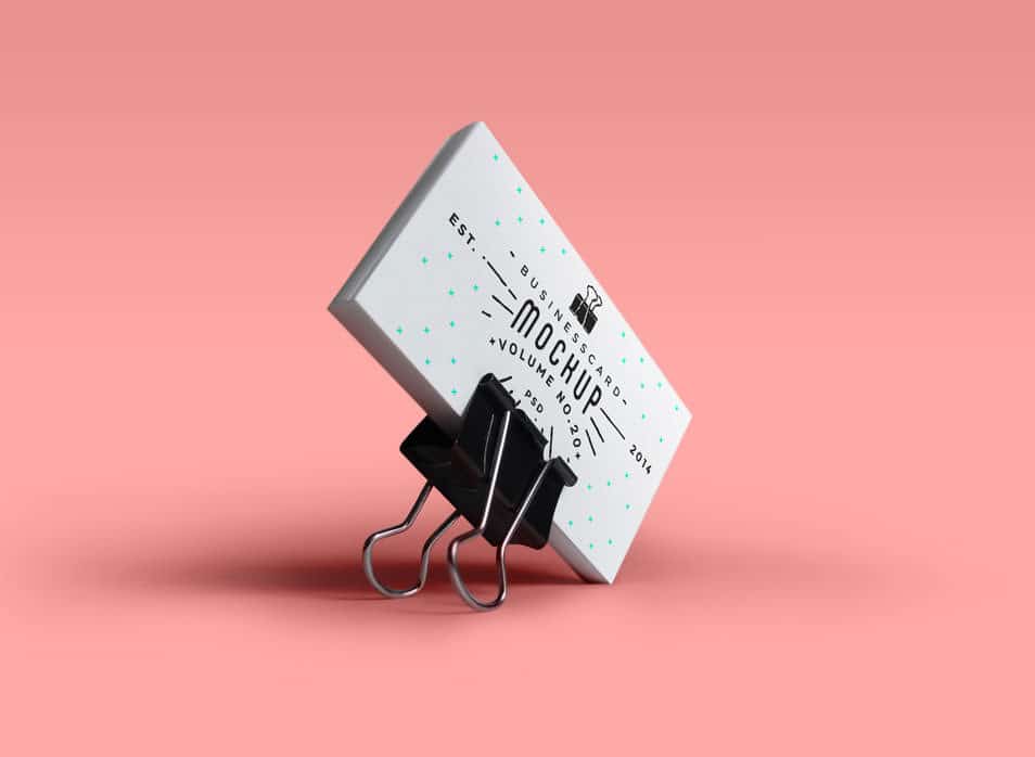 Psd Business Card Mock-Up Vol20