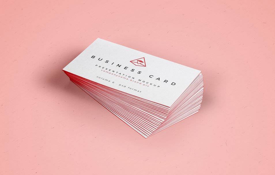 Psd Business Card Mock-Up Vol26