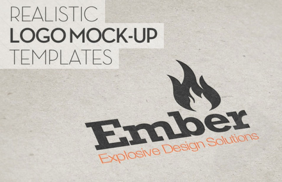 Realistic Logo Mock-Ups