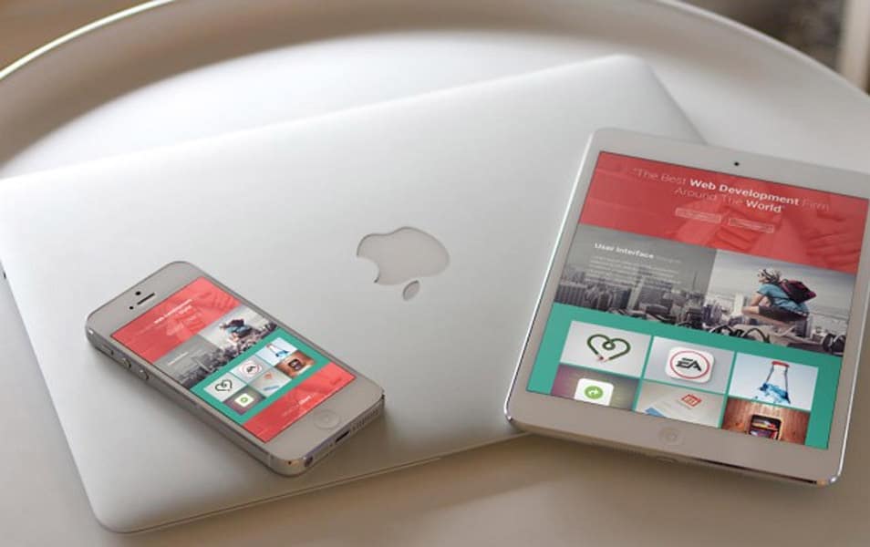 Responsive Devices iPad & iPhone Free PSD Mock-ups