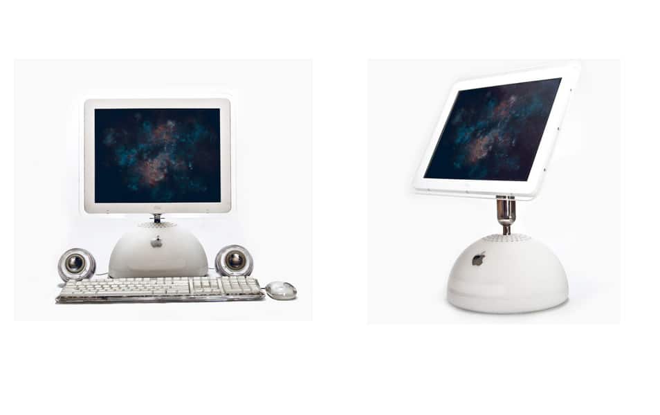 Retro PSD iMac Mockup Set