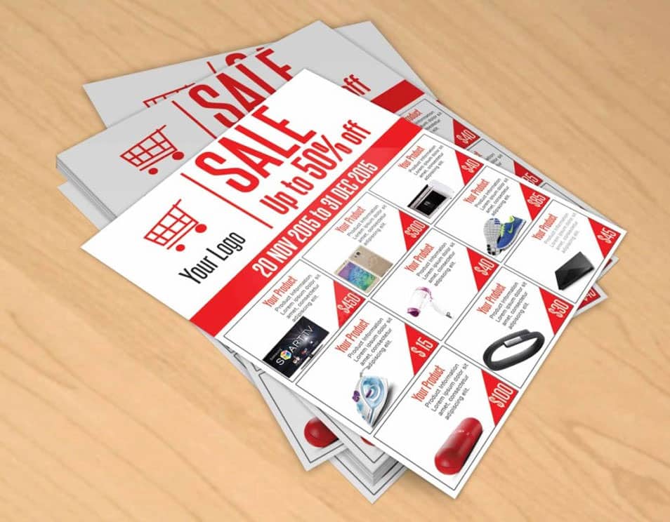 Sale Flyer Free PSD Template