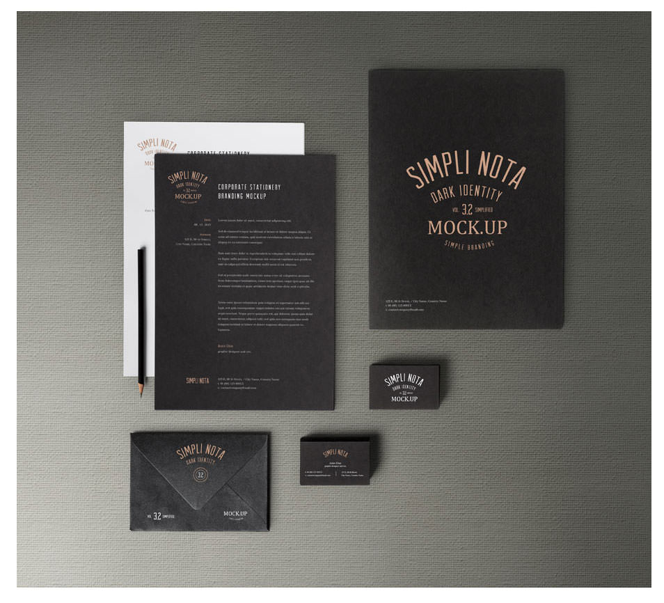 Stationery Branding Mock Up Vol 3-2
