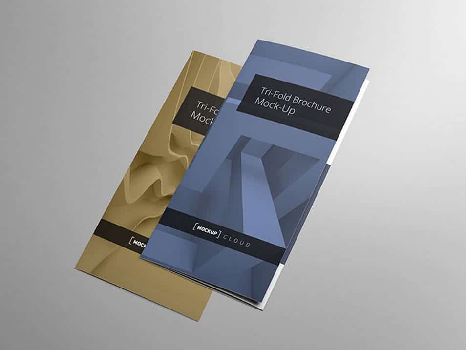 Tri-Fold Brochure Mock-Up