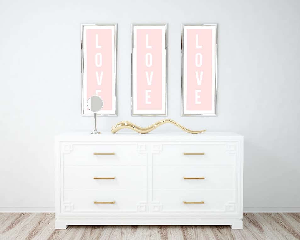 Triple Wall Frame Gold Silver