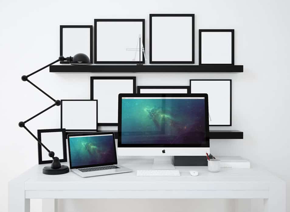 Workspace Mockup Template