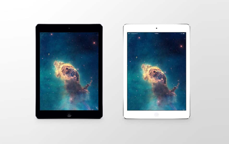 iPad Air PSD Mockup