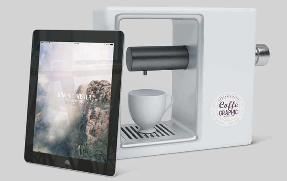 iPad and Coffee Maker