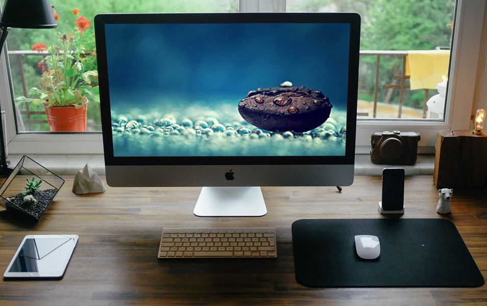 Desk Setup Mockup PSD