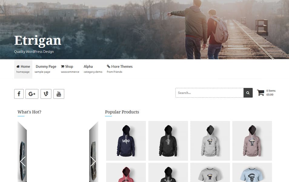 Etrigan Responsive WordPress Theme