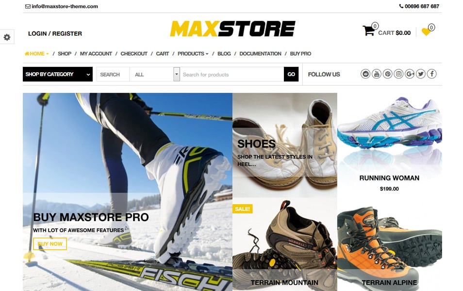 MaxStore WooCommerce وردپرس