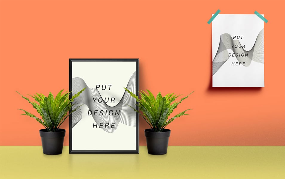 Picture Frame & Poster Mockup