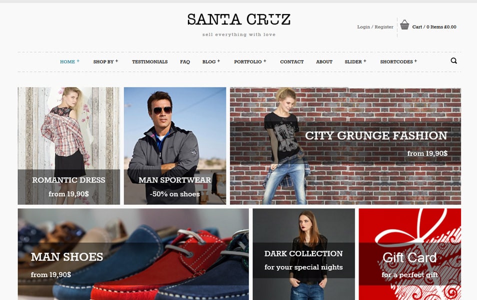 Santa Cruz Responsive WordPress Theme